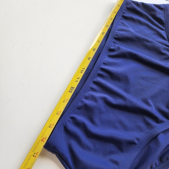 NWT Noon Swim Women's Bottoms Women’s Plus Size 18 Swimwear Navy BLUE - Picture 4 of 10